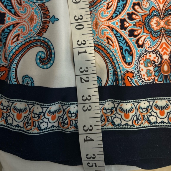 Studio One Elegant Paisley Quarter Length Sleeve Dress - Picture 8 of 10